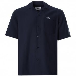 AMI
Embroidery Short Sleeve Shirt - Navy